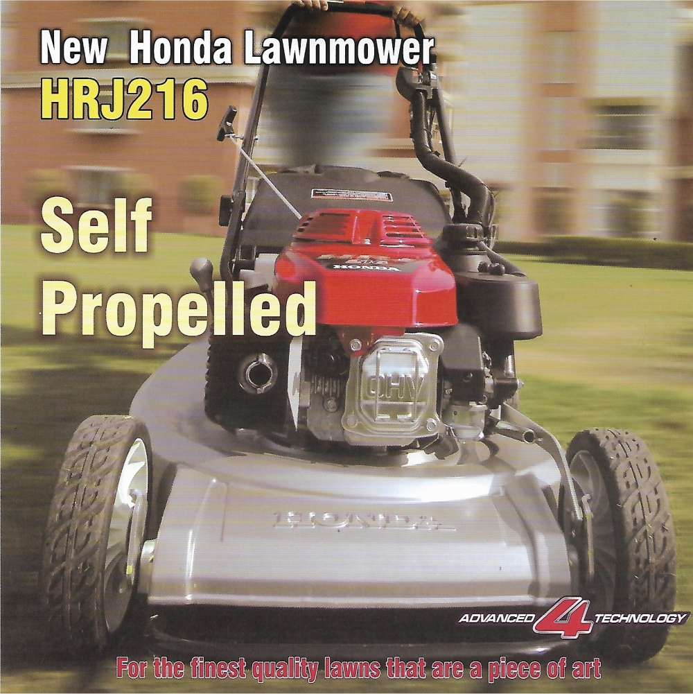 Honda hrj216 lawn mower sale